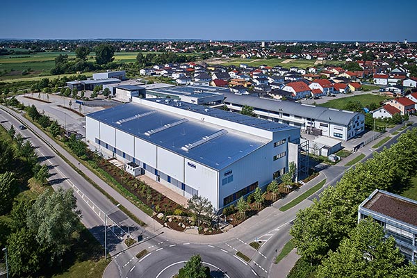 Firmengeländer der Sonplas GmbH Firmengelände der Sonplas GmbH