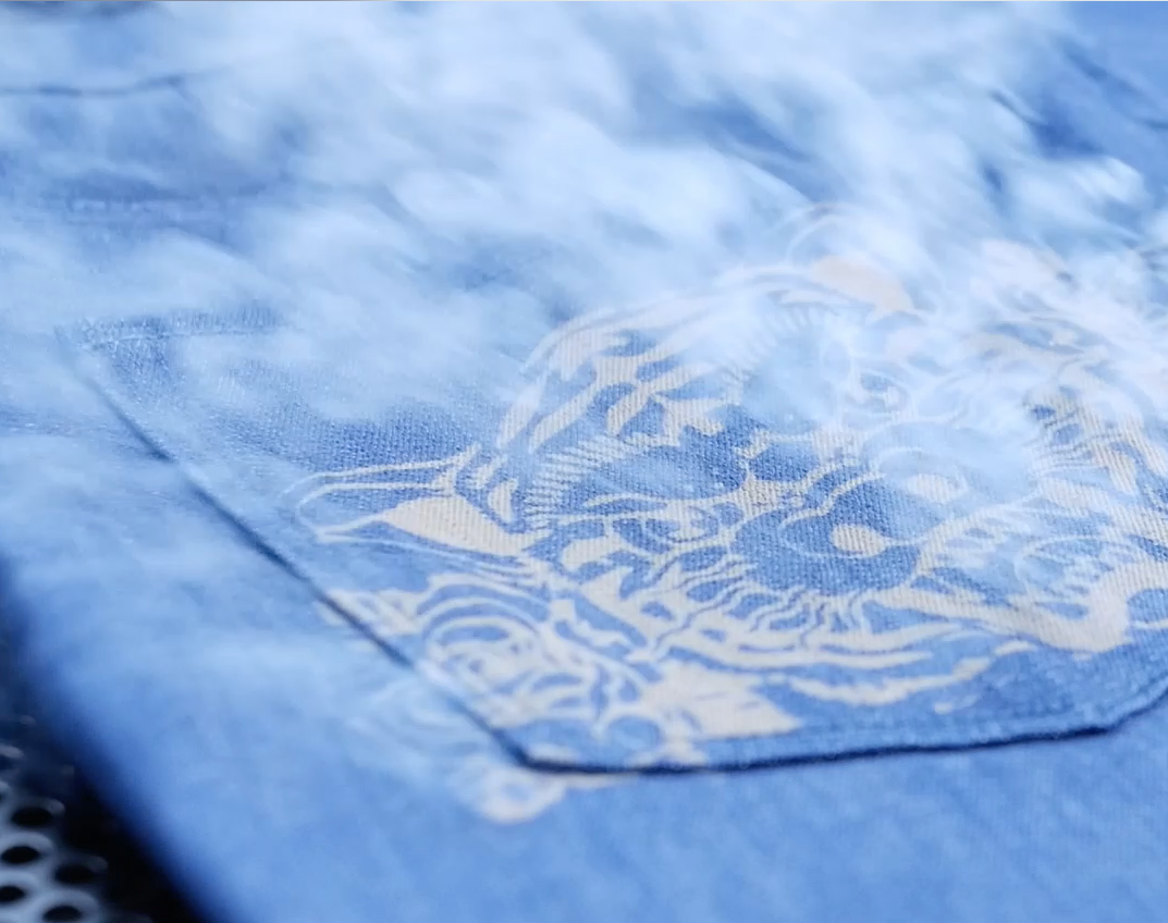 Jeans mit Tiger-Effekt durch Lasertechnologie von Raylase 