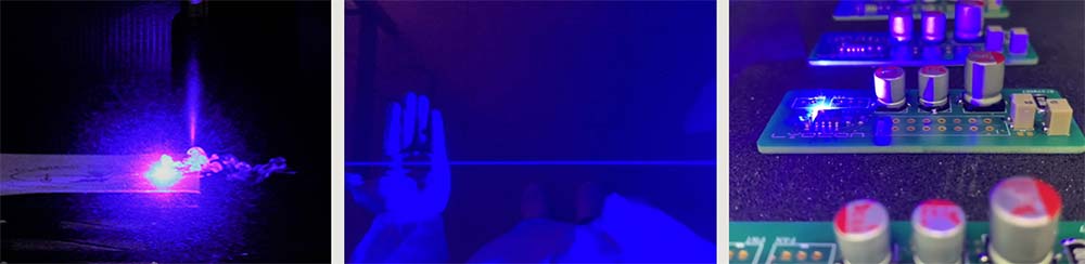 Blauer Laser in der Anwendung Blauer Laser in der Anwendung